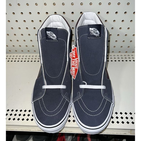 VANS Sk8-Hi 2-Tone Navy Blue Port Royale Mens Athletic Skate Shoes Size 7.5 main image 5